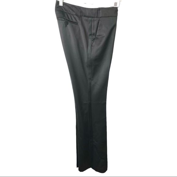 GUCCI Black Y2K Low Rise Wool/Silk Stretch Tuxedo Pants IT 44/ US 8 - Picture 10 of 13
